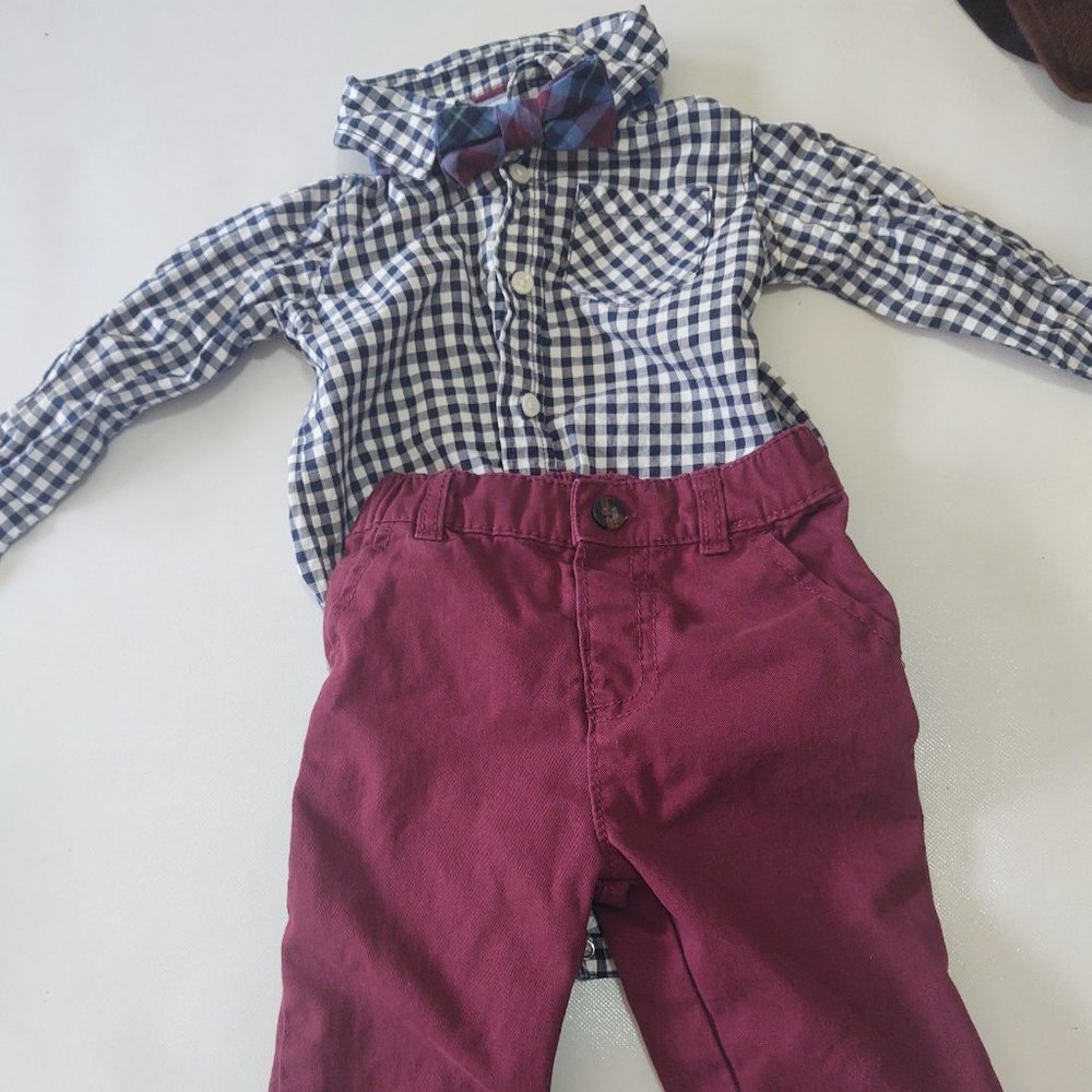 Carters 24 Month Bow Tie Outfit Easter Wedding Holiday